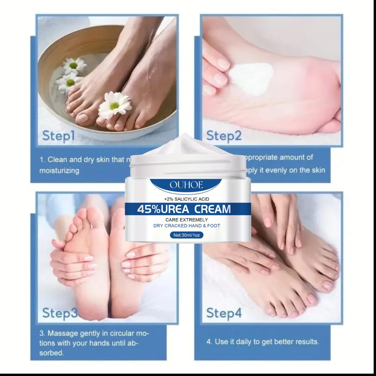 UREA CREAM™ - CREMA PARA TALONES AGRIETADOS ⭐⭐⭐⭐⭐