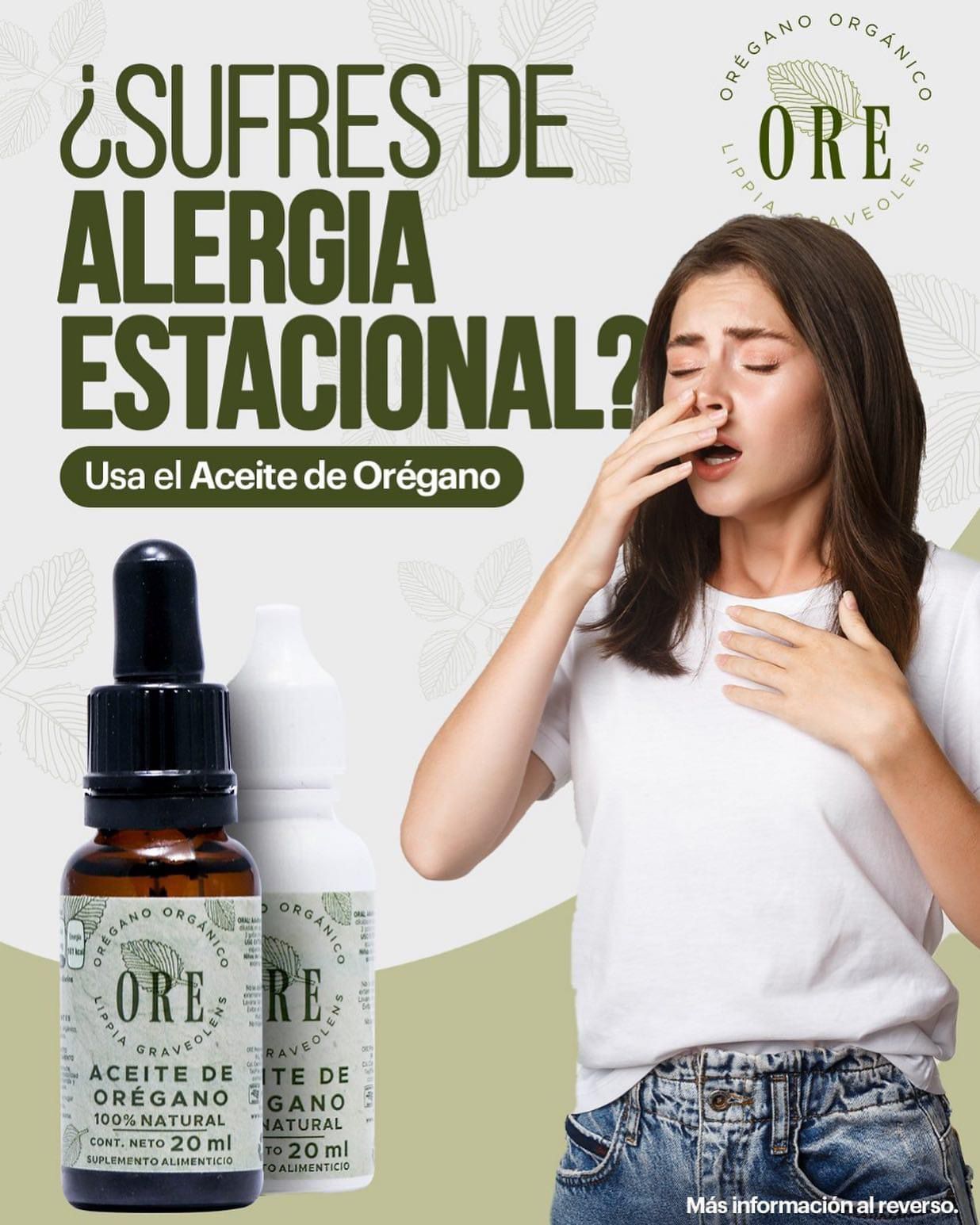 ORÉGANO ORGANICO ORE ™ ⭐⭐⭐⭐⭐ ELIMINA LA SINUSITIS, ALERGIAS Y COLICOS