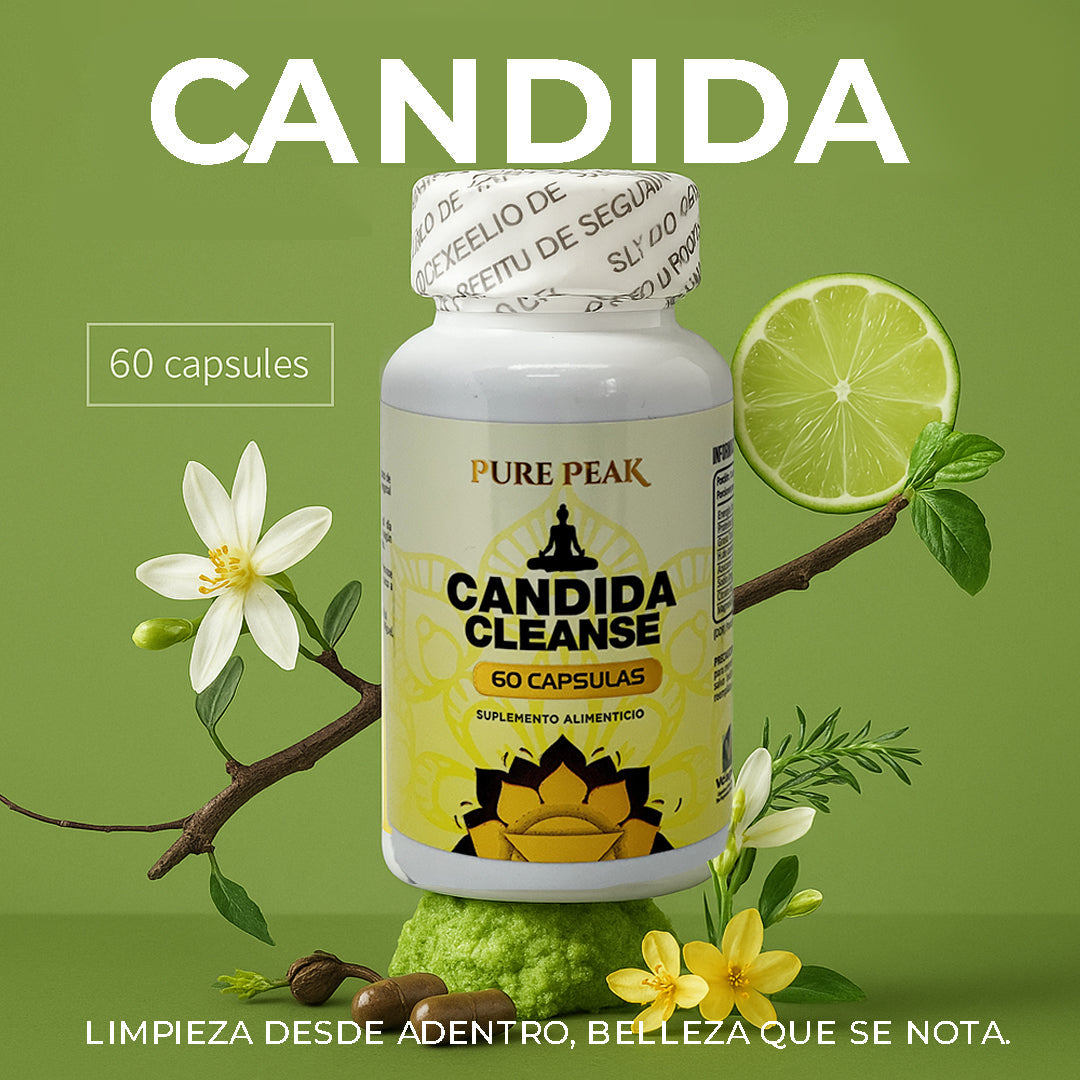 CANDIDA CLEANSE® – Controla Antojos, Desinflama Abdomen y Combate Cansancio