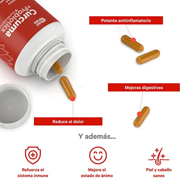 NUTRIBRAIN - CURCUMA + PROBIOTICOS